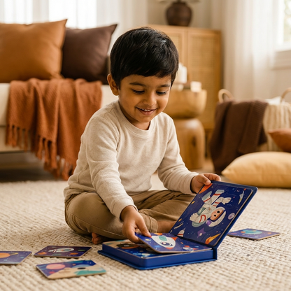 Magnetic Montessori Puzzle Book