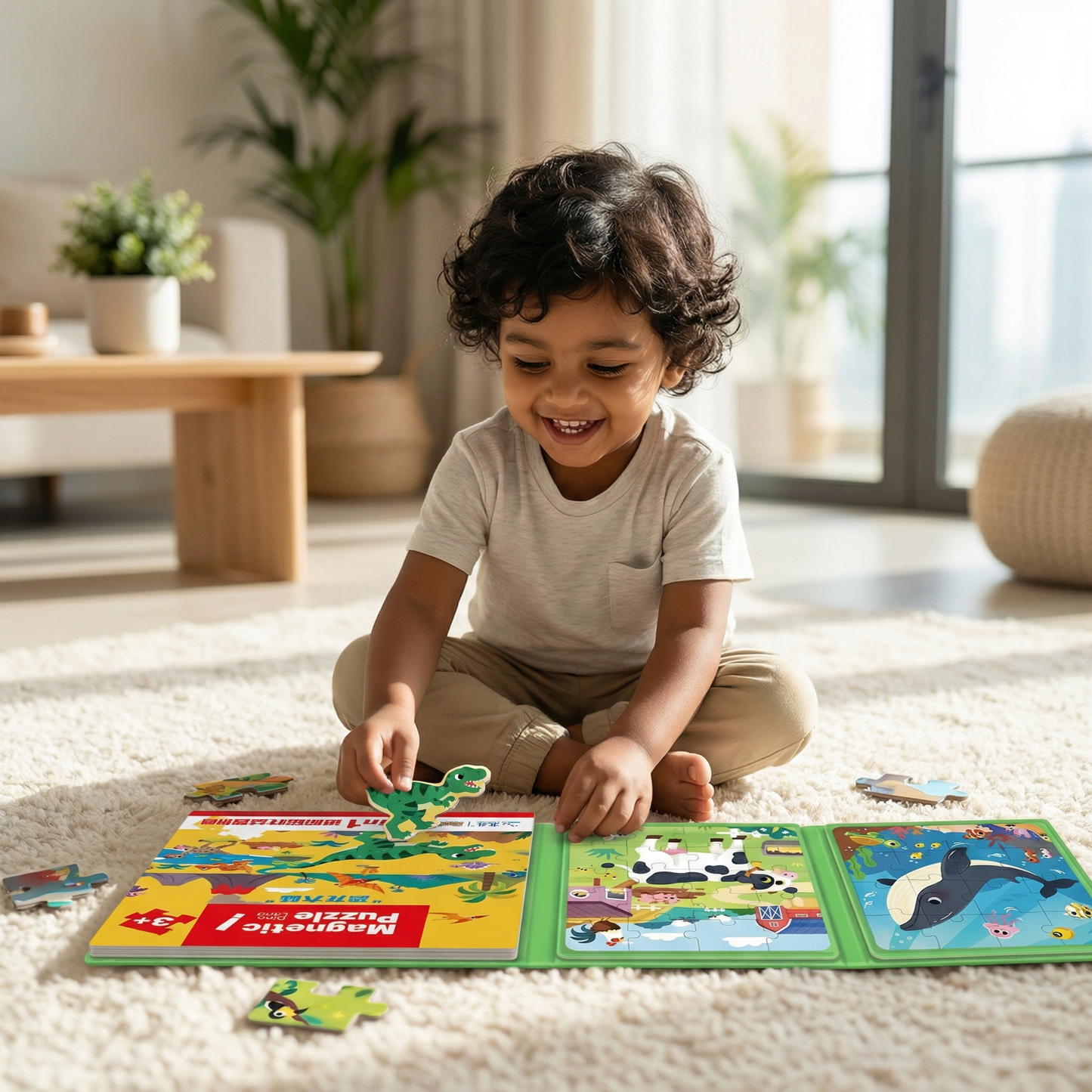 Magnetic Montessori Puzzle Book
