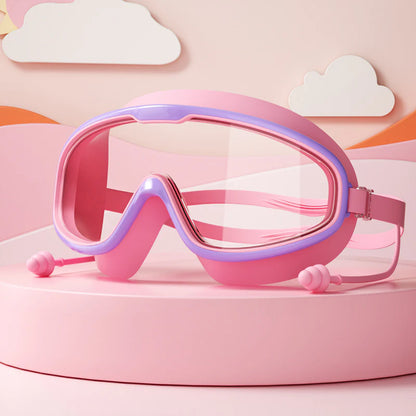 Child-Friendly Swim Goggles with Large Frame & Anti-Fog System