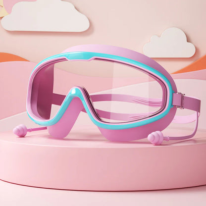 Child-Friendly Swim Goggles with Large Frame & Anti-Fog System