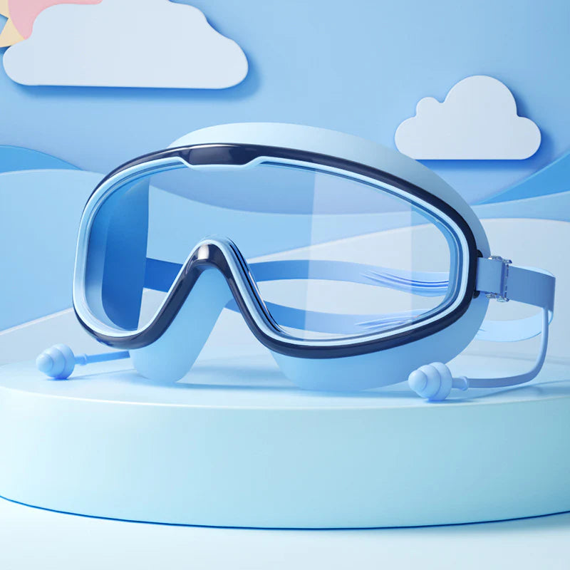 Child-Friendly Swim Goggles with Large Frame & Anti-Fog System