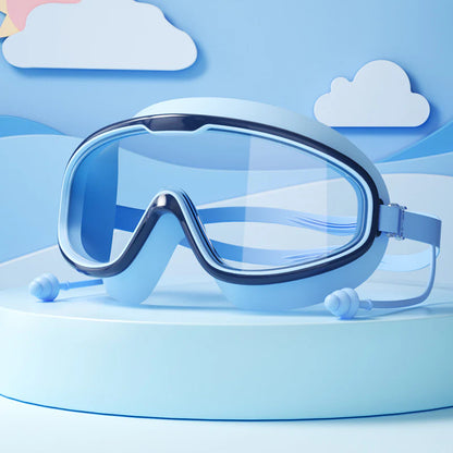 Child-Friendly Swim Goggles with Large Frame & Anti-Fog System