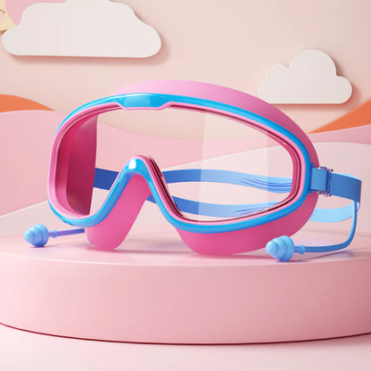 Child-Friendly Swim Goggles with Large Frame & Anti-Fog System