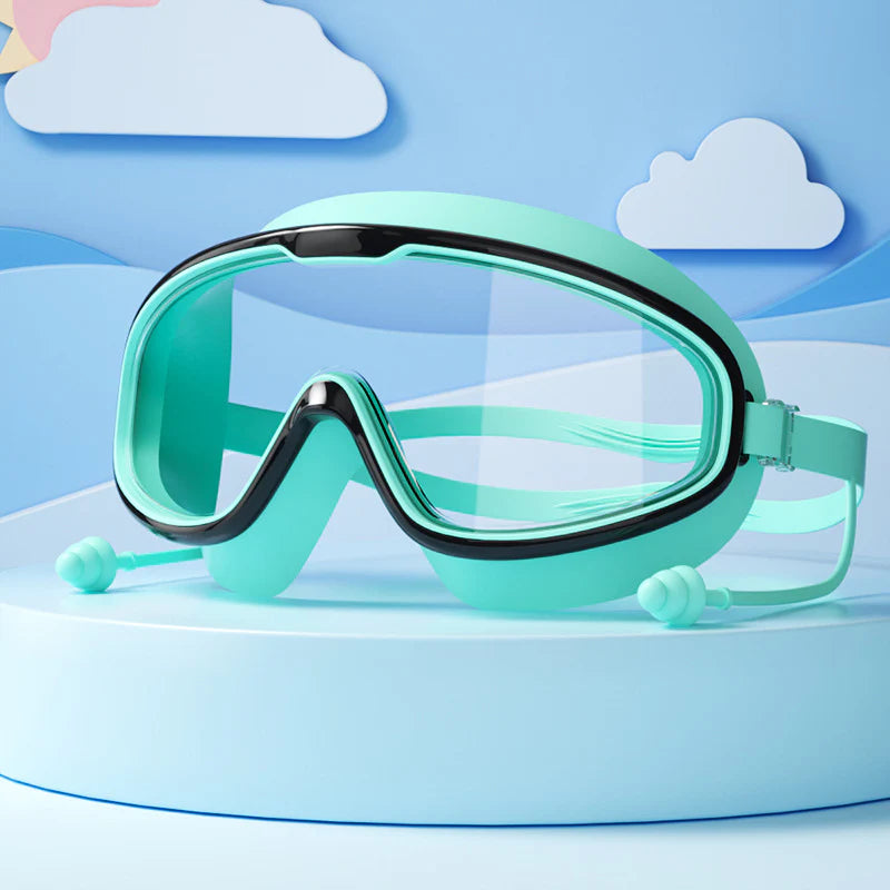 Child-Friendly Swim Goggles with Large Frame & Anti-Fog System