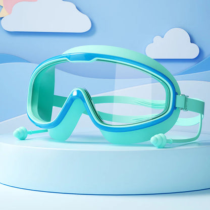 Child-Friendly Swim Goggles with Large Frame & Anti-Fog System