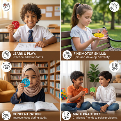 Mathematics Learning Game Fidget Spinner