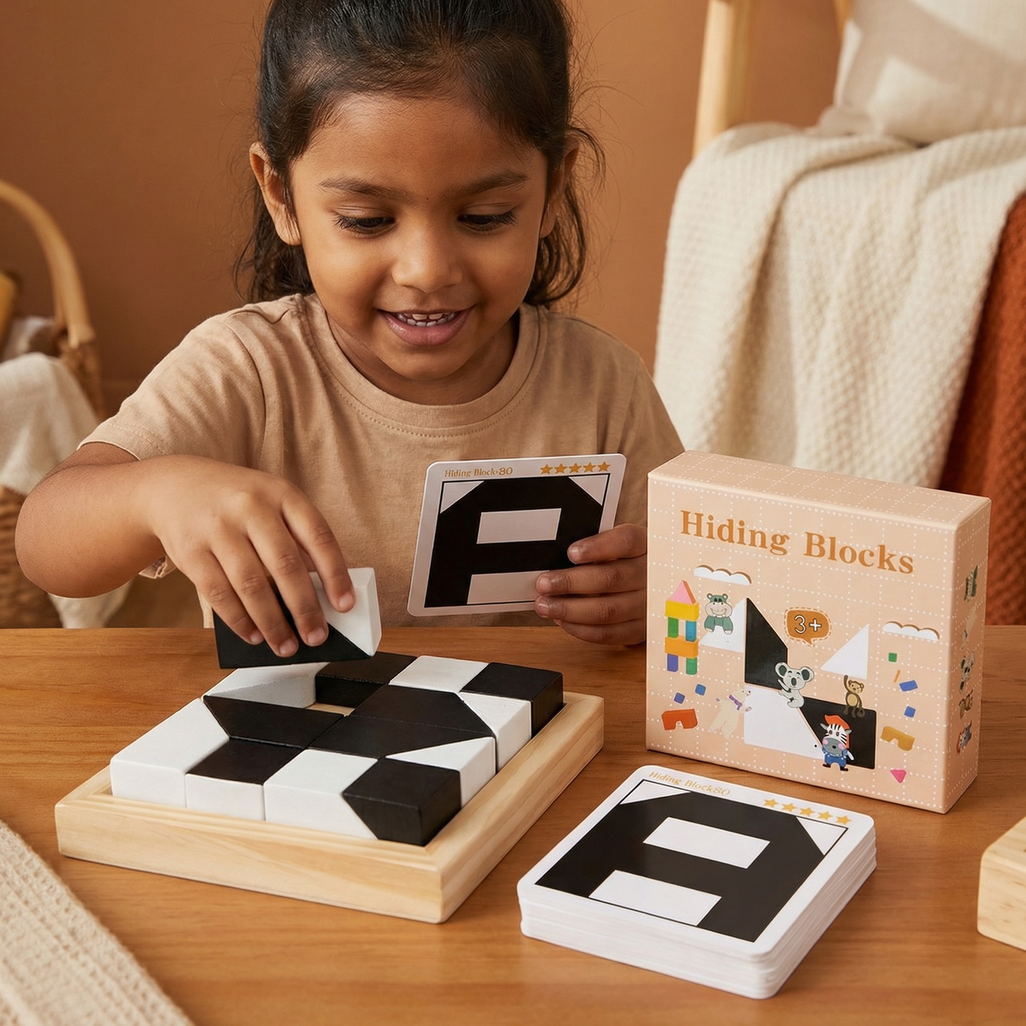 Two-Color Logic Puzzle Game in Pocket Format