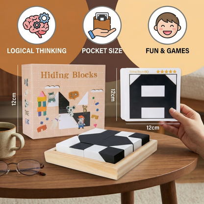 Two-Color Logic Puzzle Game in Pocket Format