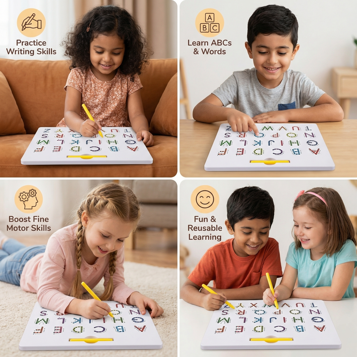 Educational Magnetic Ball Writing Learning Board