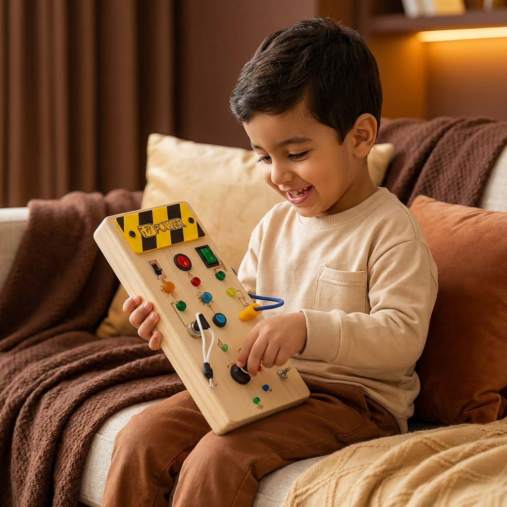 Montessori Wooden Activity Board