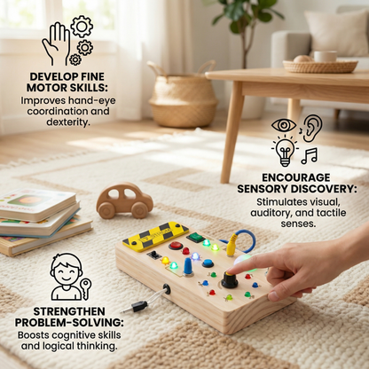 Montessori Wooden Activity Board