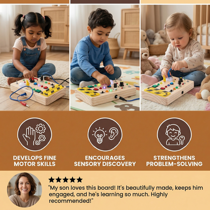 Montessori Wooden Activity Board