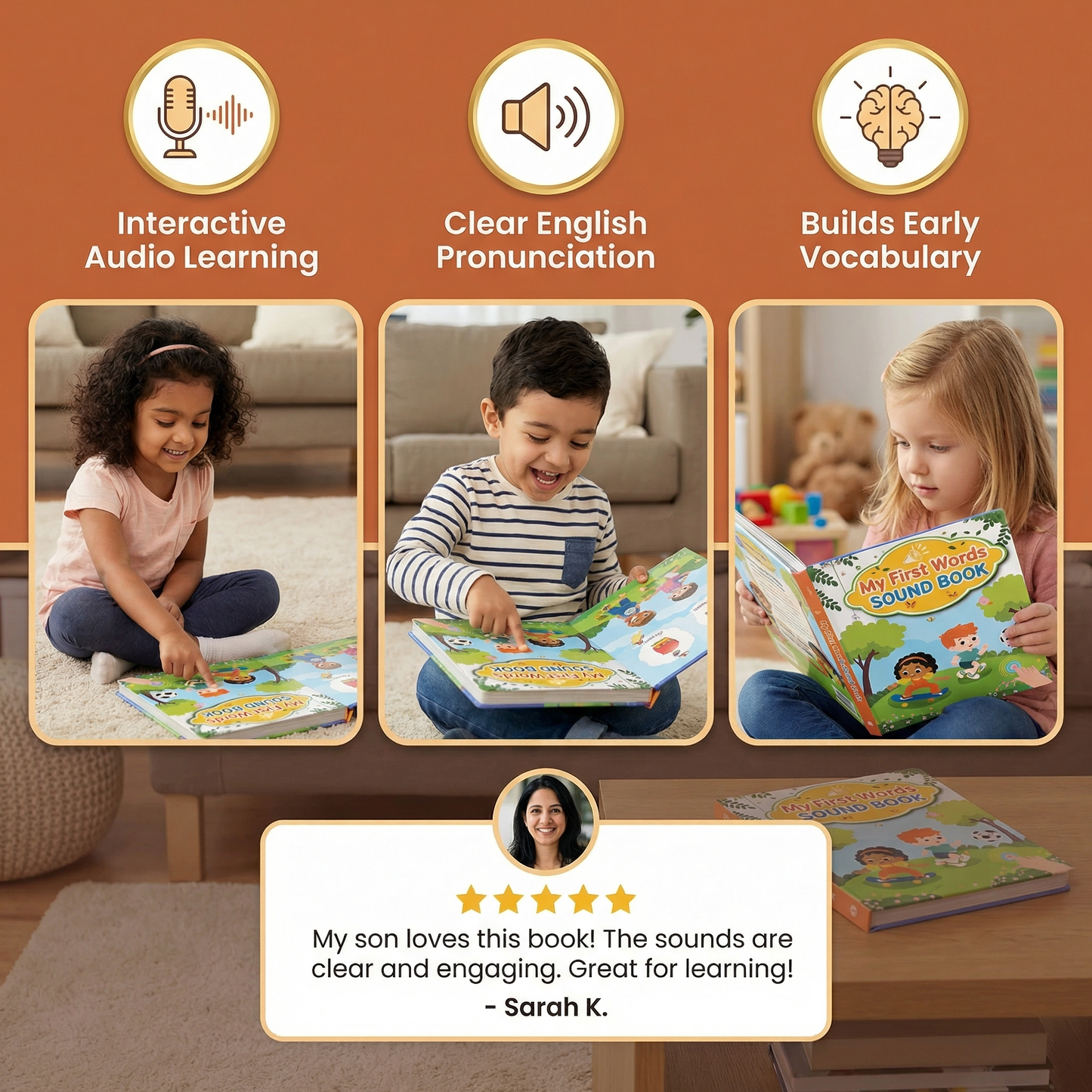 My First English Words - Speaking English Learning Book