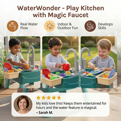 WaterWonder - Play Kitchen with Magic Faucet