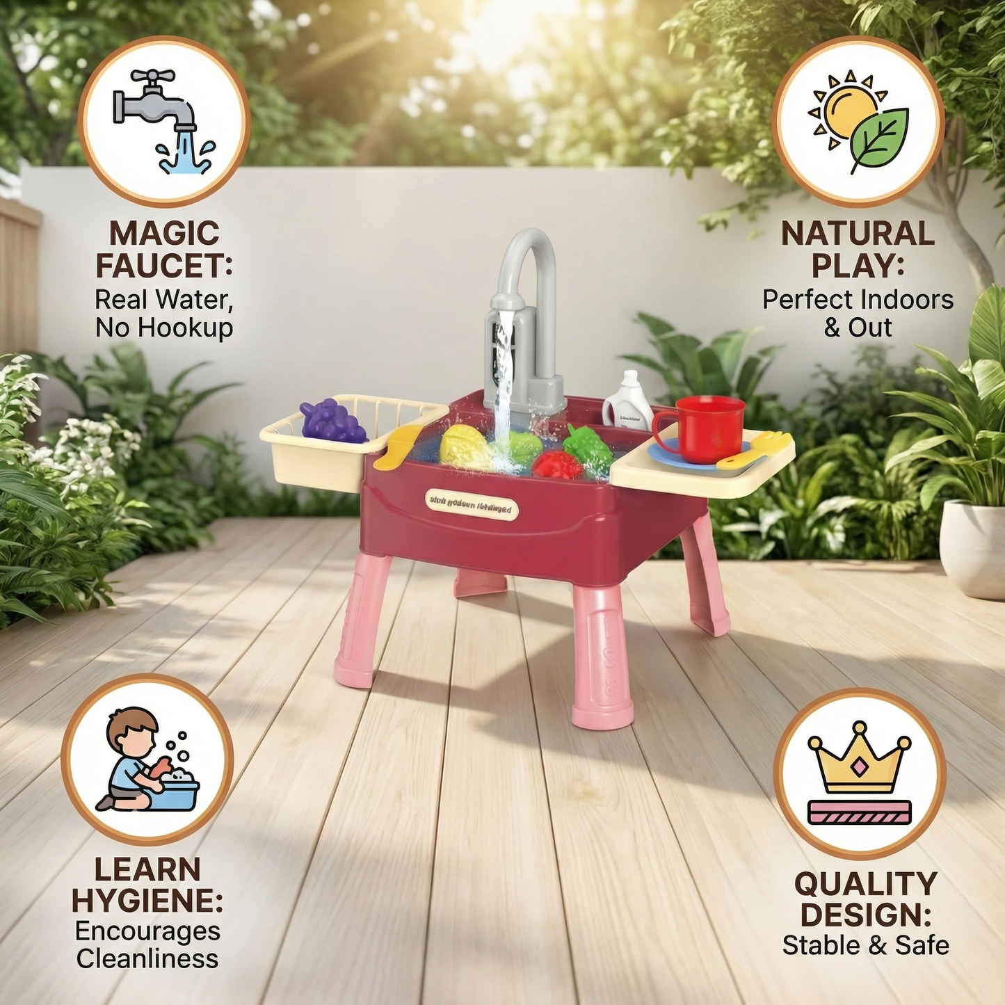 WaterWonder - Play Kitchen with Magic Faucet