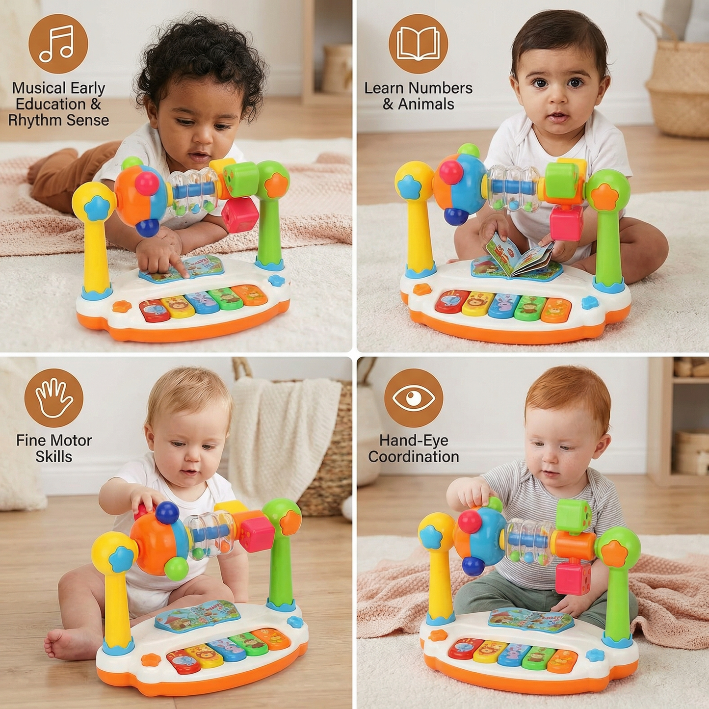Musical 5-in-1 Learning Toy for Babies