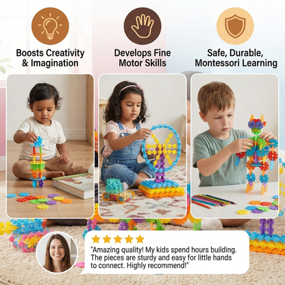Flaky Montessori Building Blocks