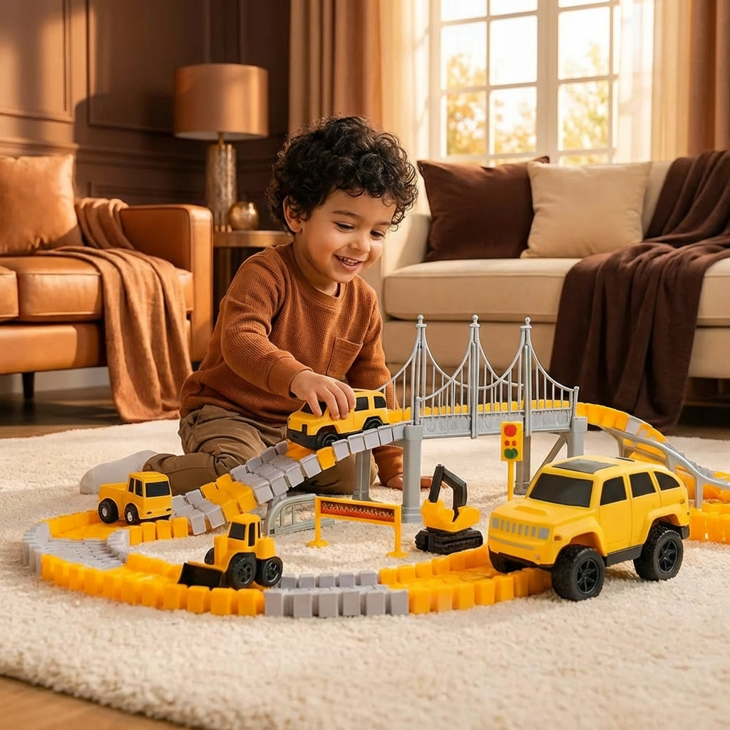 Adventure Race Track with Track Cars