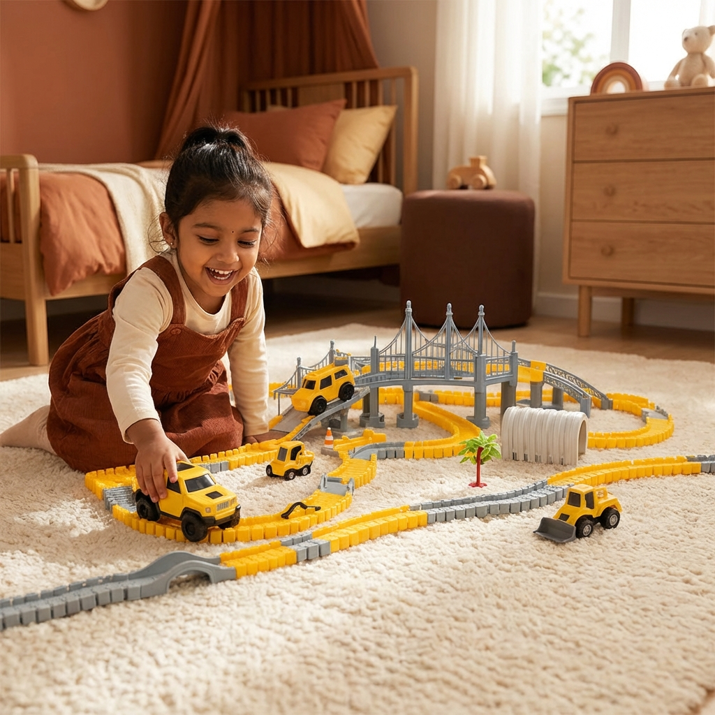 Adventure Race Track with Track Cars