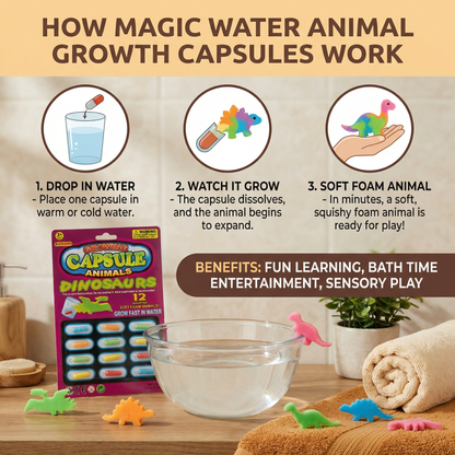 Magic Water Animal Growth Capsules