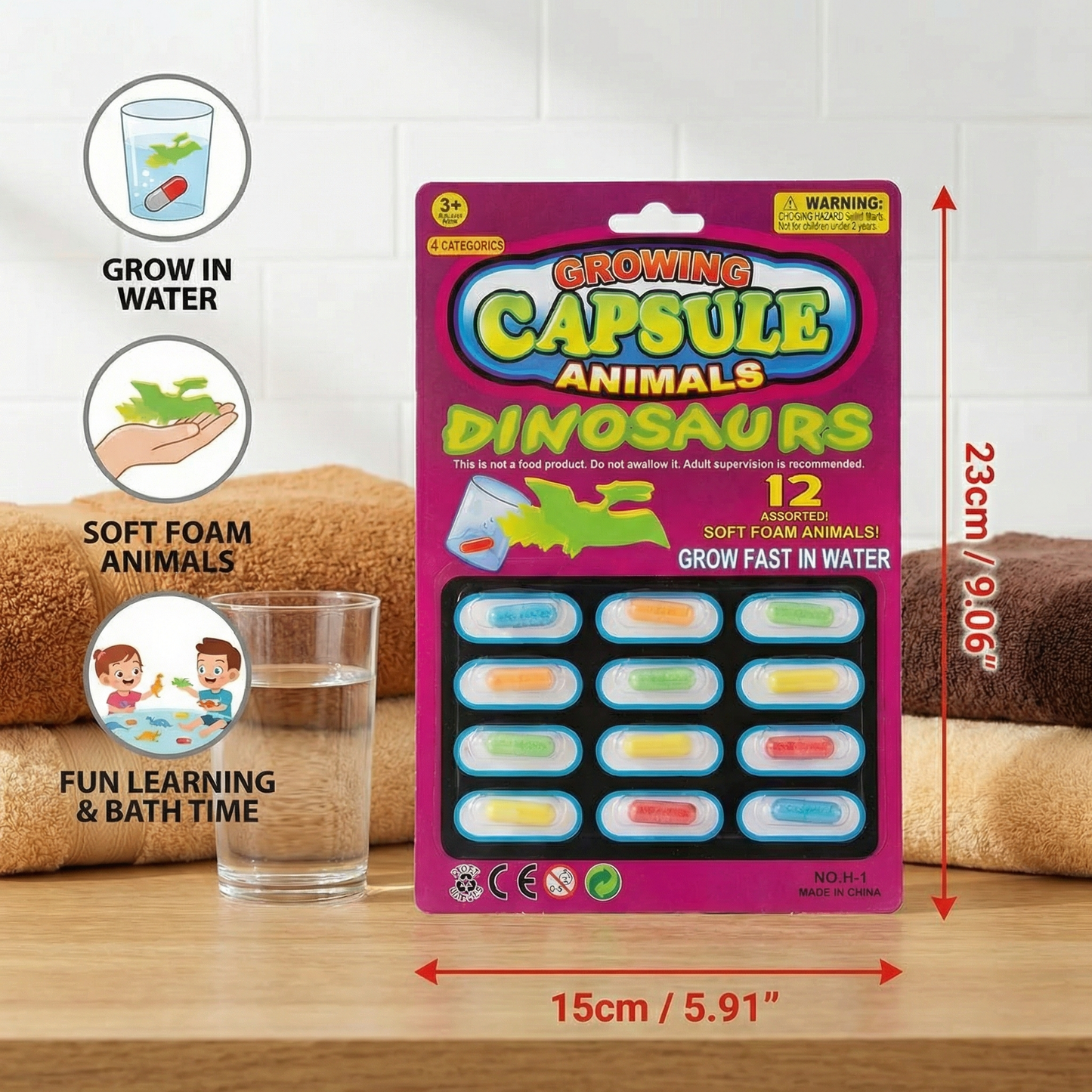 Magic Water Animal Growth Capsules