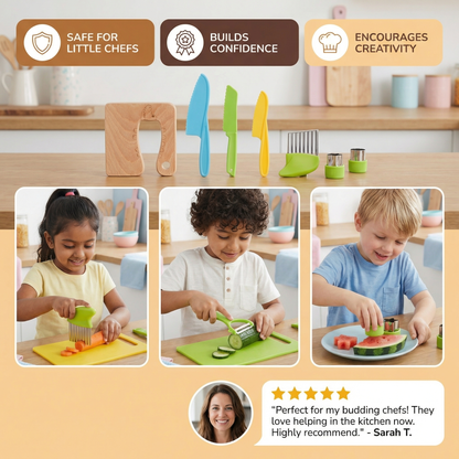 Safe Kitchen Set - For Little Gourmet Chefs
