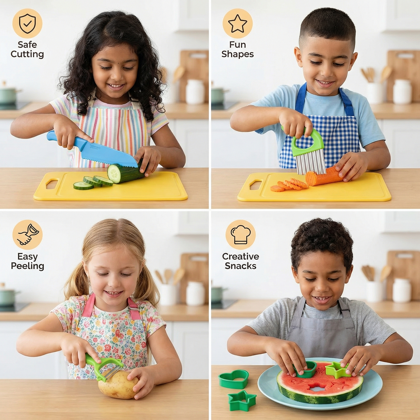 Safe Kitchen Set - For Little Gourmet Chefs
