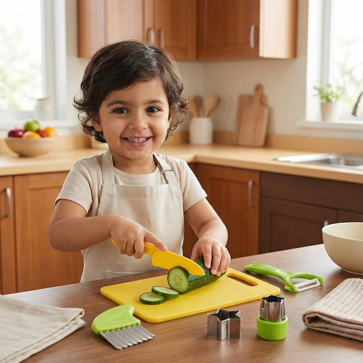 Safe Kitchen Set - For Little Gourmet Chefs