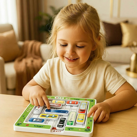 Logical Thinking - Car Parking Lot Puzzle Toy for Children
