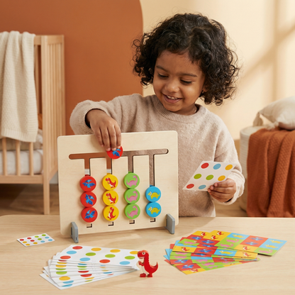 Montessori Wooden Color Matching Game