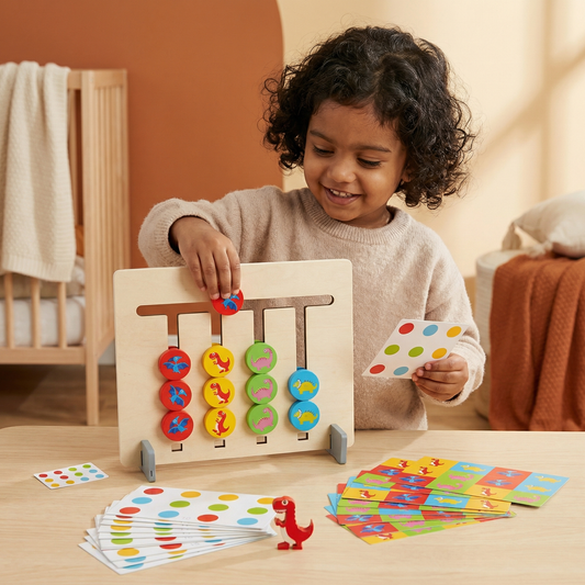 Montessori Wooden Color Matching Game