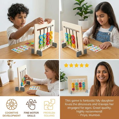 Montessori Wooden Color Matching Game