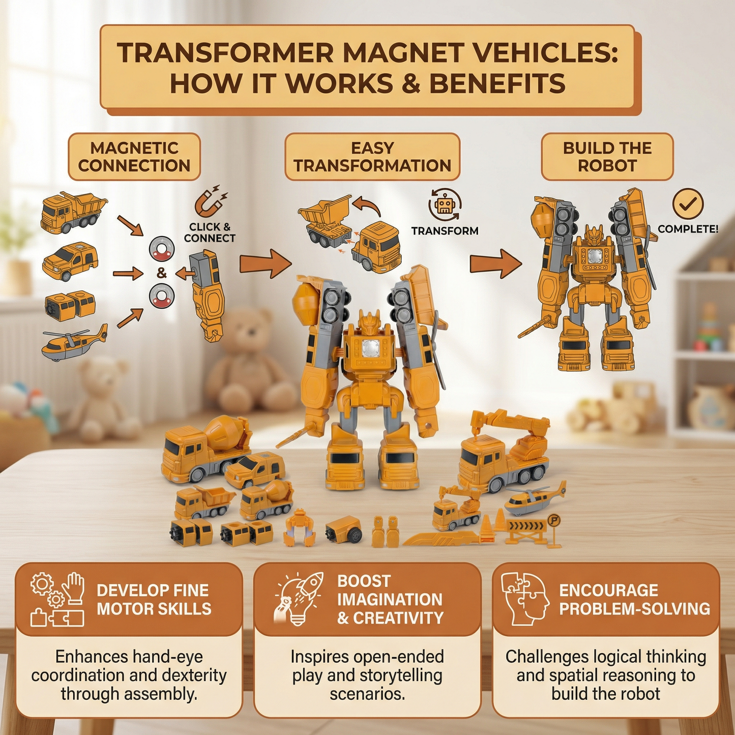 Transformer Magnet Vehicles