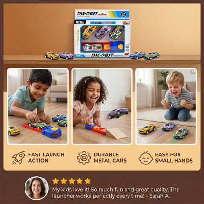 Car Catapult Racing Game Set