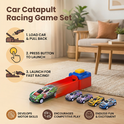 Car Catapult Racing Game Set
