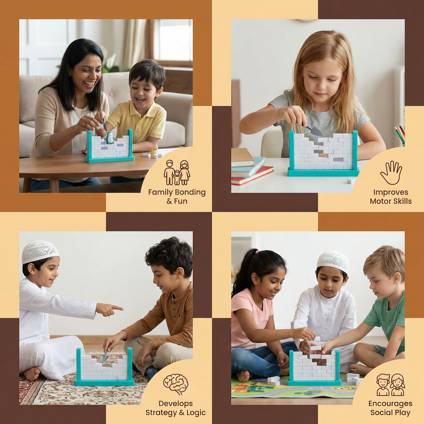 Penguin Ice Wall Balance Family Game