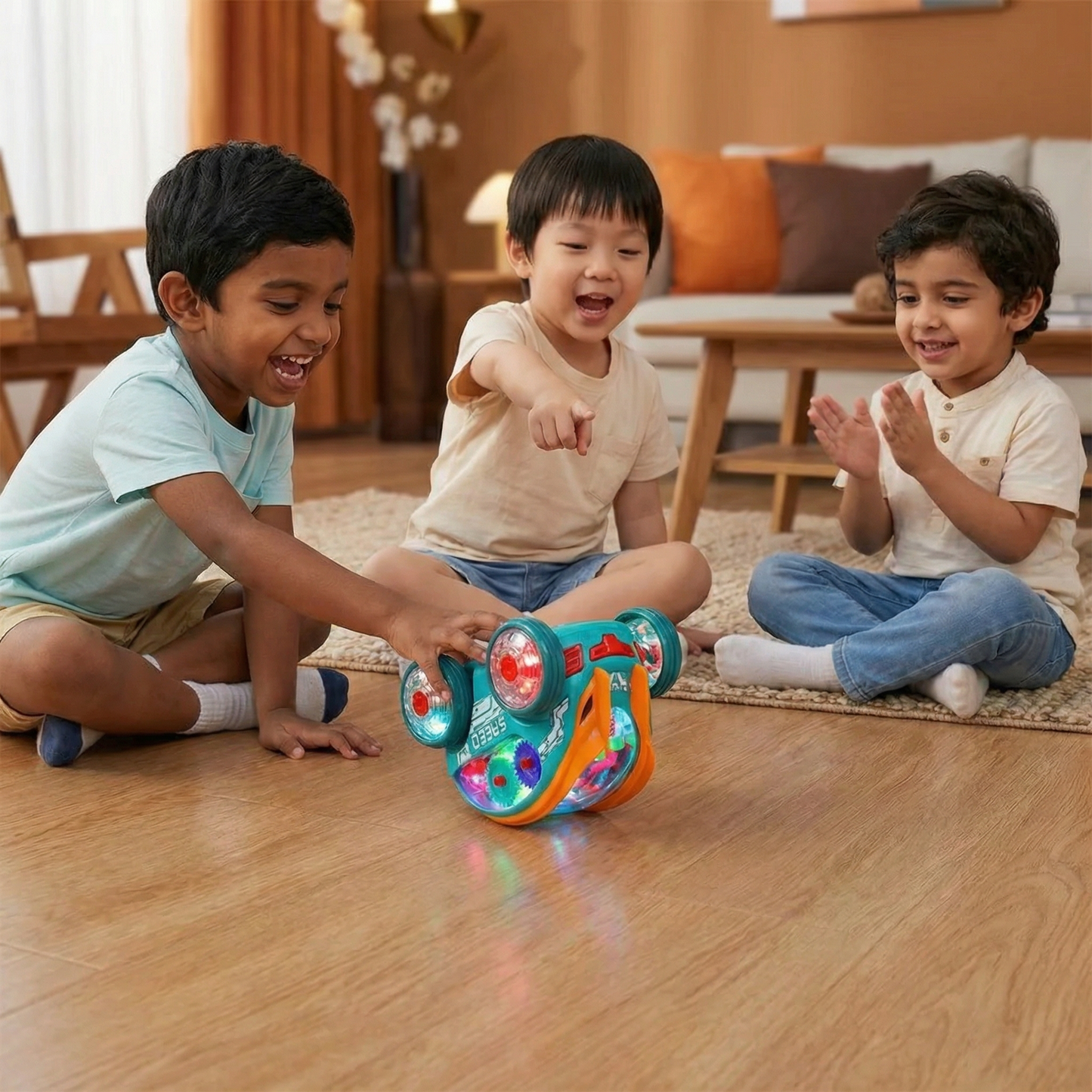 Light-Up Somersault Toy Car