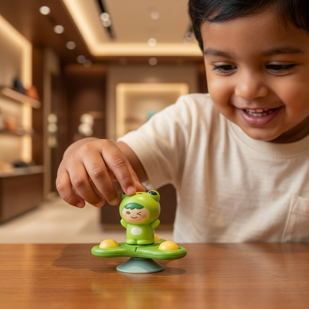 Montessori Suction Cup Spinner – Spinning Learning Toy