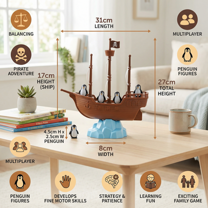 Penguin Pirate Ship Balancing Game