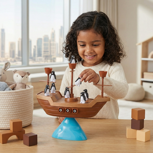 Penguin Pirate Ship Balancing Game