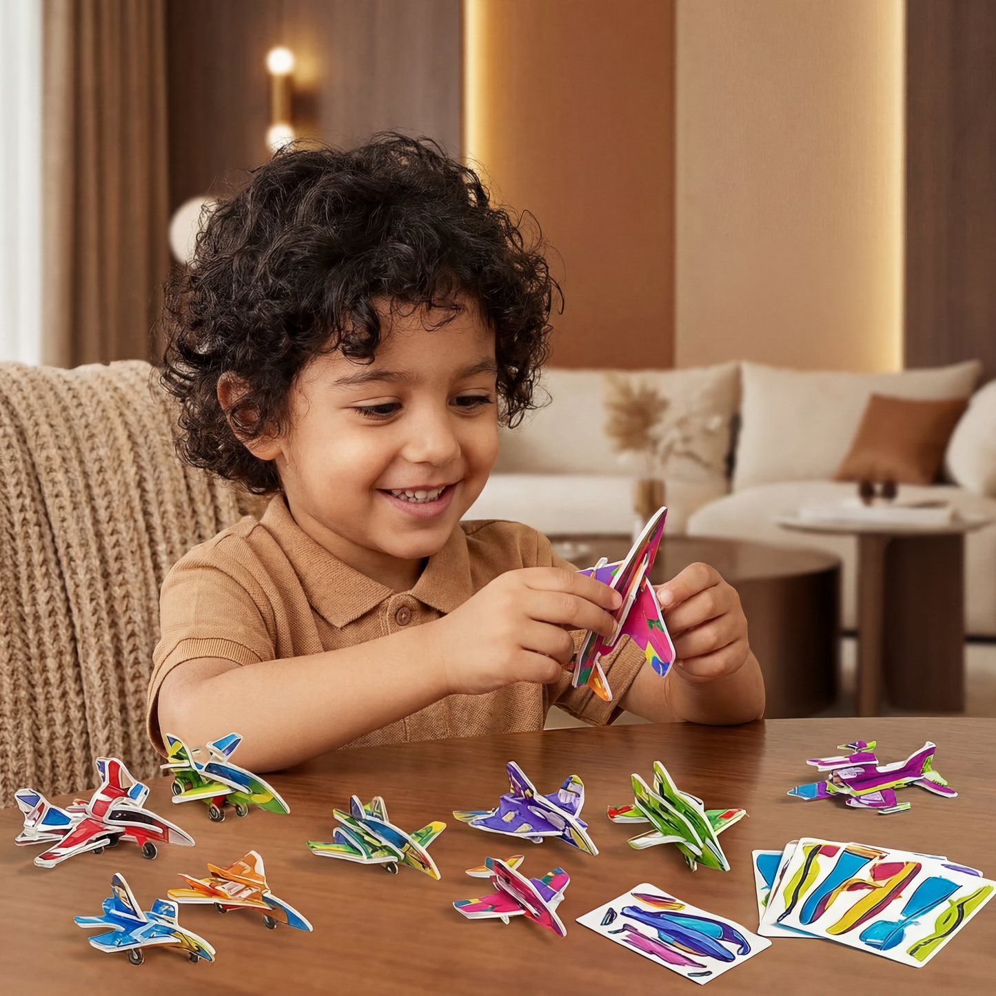 3D Cartoon Puzzle Set for Kids