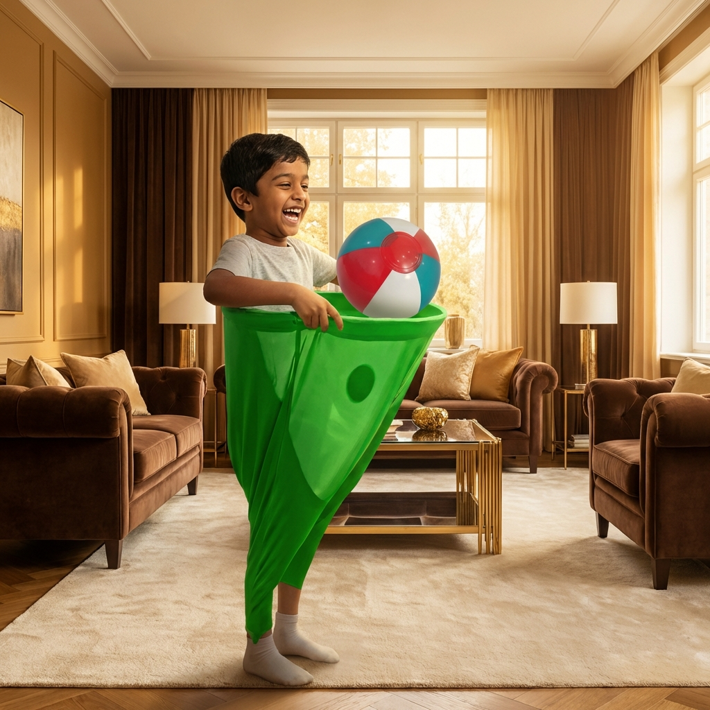 Clown Pants Catch Ball Family Game