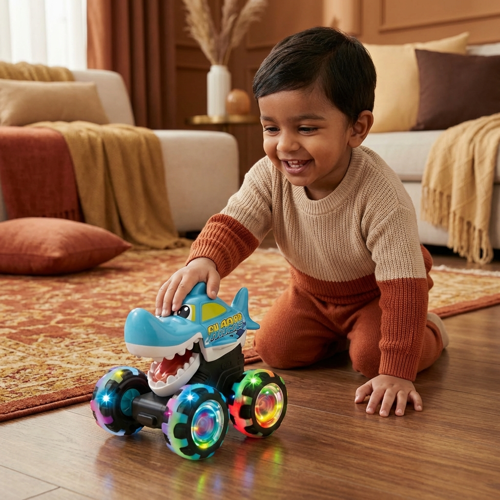 Light-Up Monster Truck Toy Cars