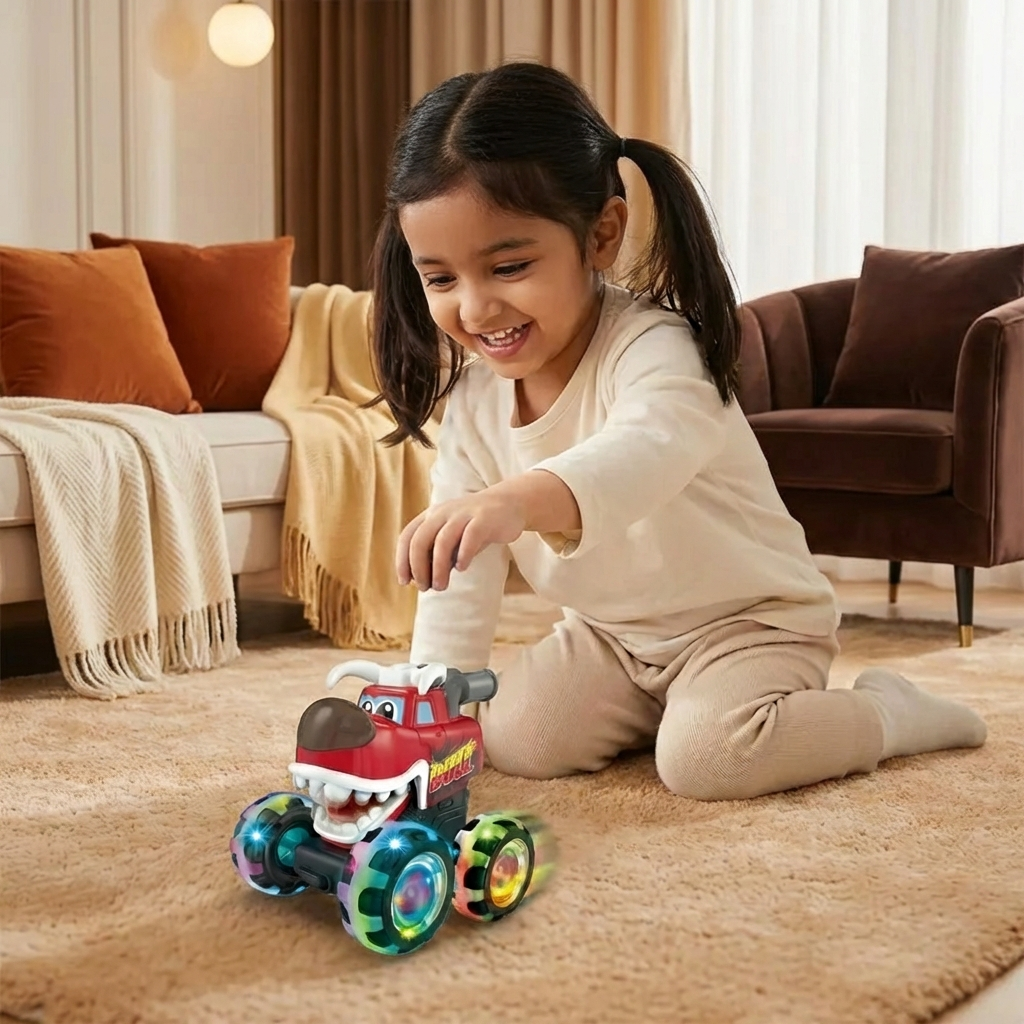 Light-Up Monster Truck Toy Cars