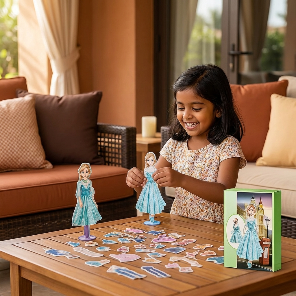 Magnetic Fashion Playset for Children