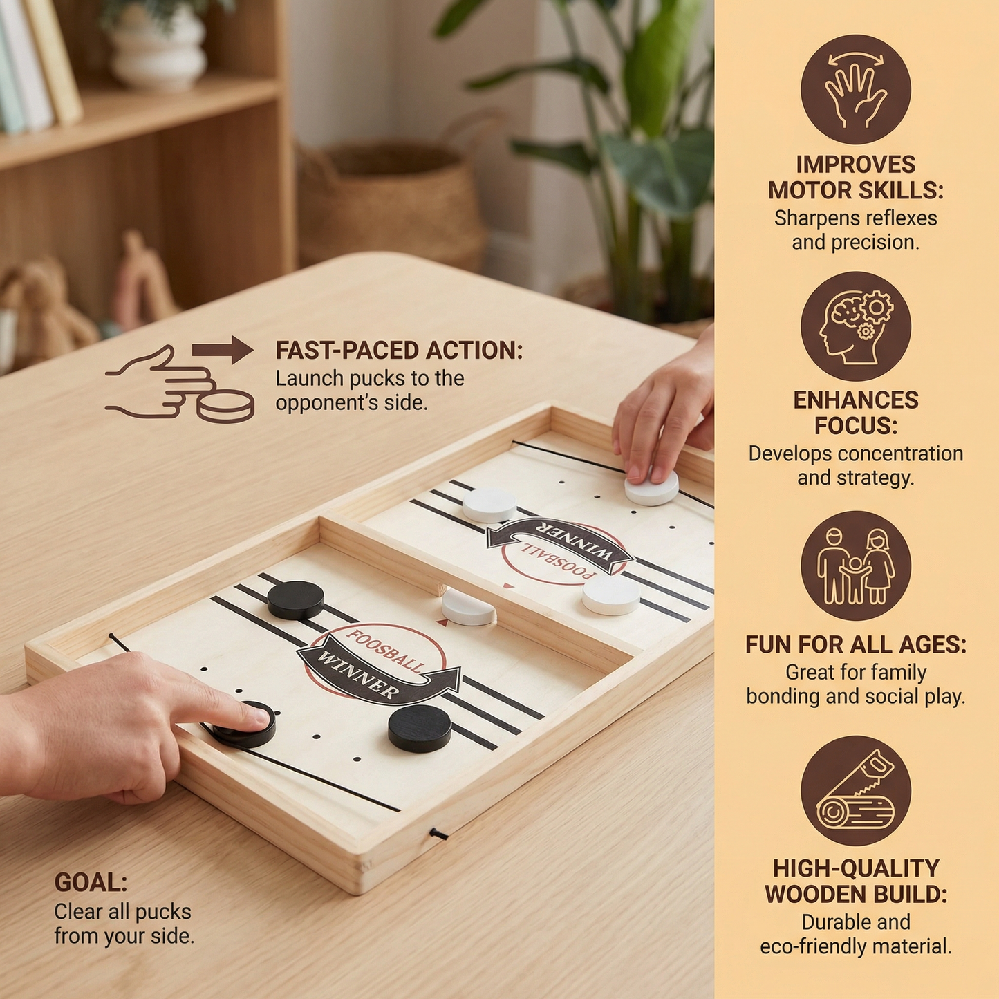 Sling Chess Wooden Board Game