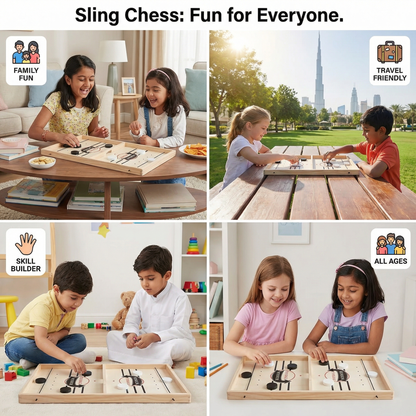 Sling Chess Wooden Board Game