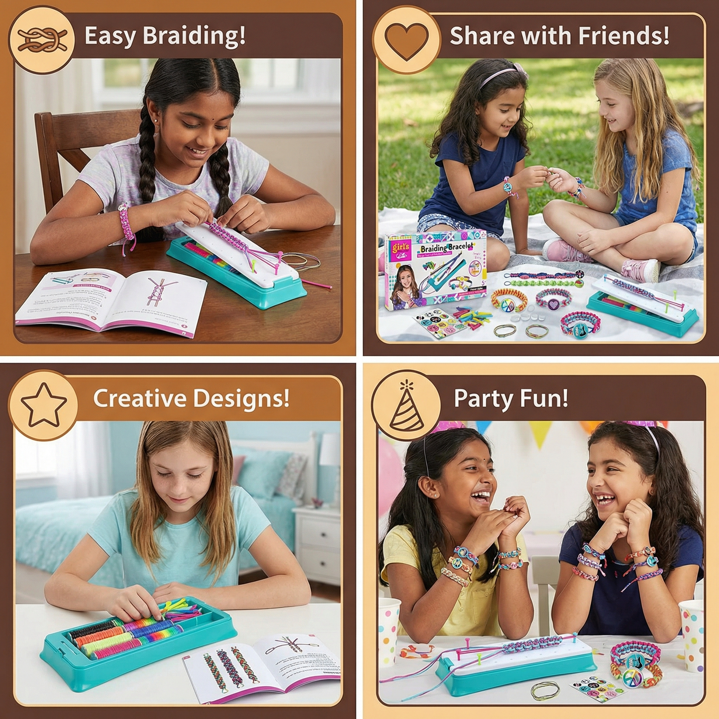 Creative Bracelet Braiding Kit