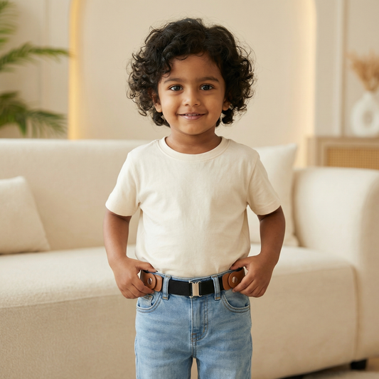 Comfortable Elastic Children's Belts - Suitable for All Ages