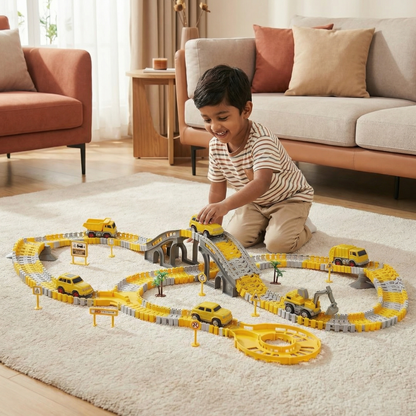 Adventure Race Track with Track Cars